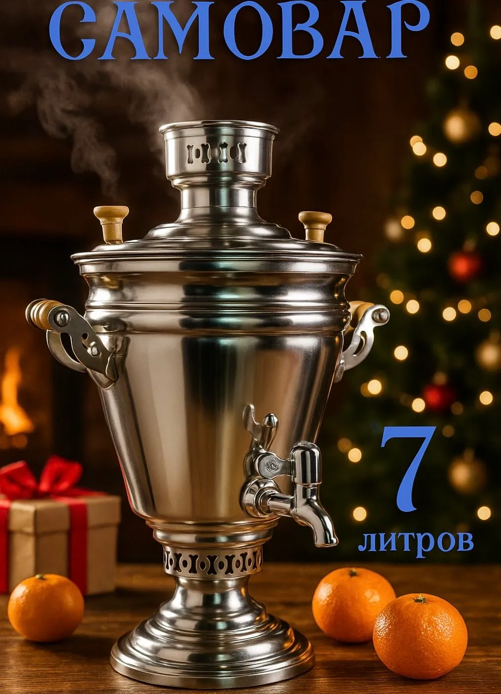 Самовар на дровах 7л